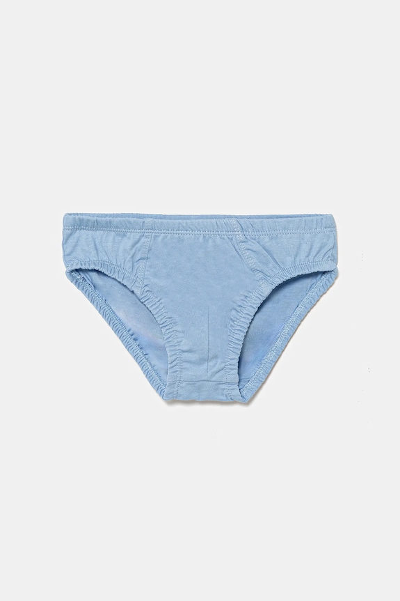Fete Coccodrillo slip din bumbac pentru copii 2-pack XCX409202BAU albastru