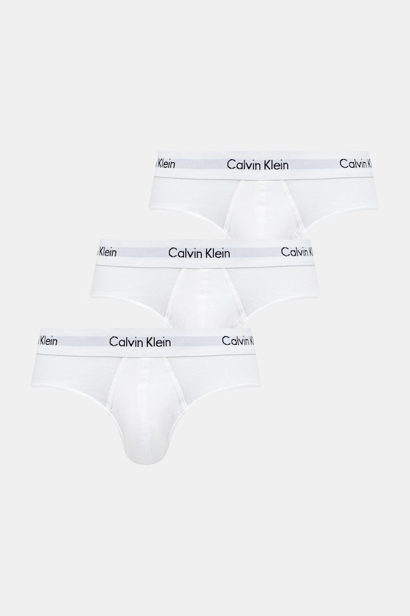 Calvin Klein Underwear slipy męskie bawełniane z elastanem 3-pack 3-pack biały 0000U2661G
