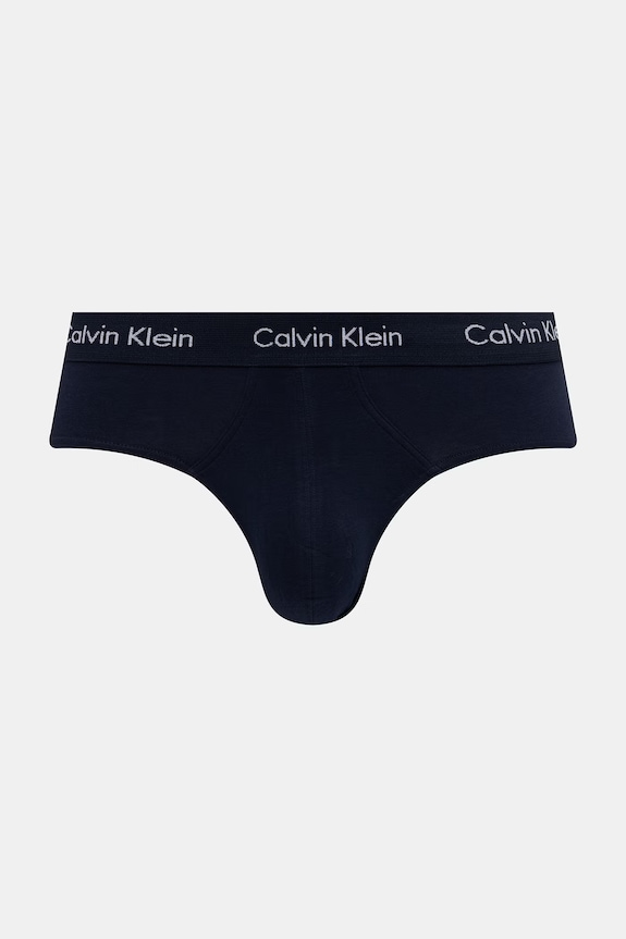 Calvin Klein Underwear slip hlačke moške iz bombaža z elastanom paket 3 kosov 0000U2661G zelena AA00