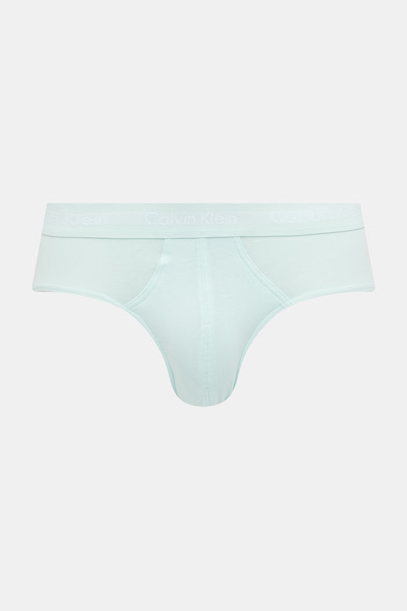 Oblačila Calvin Klein Underwear slip hlačke moške iz bombaža z elastanom paket 3 kosov 0000U2661G zelena