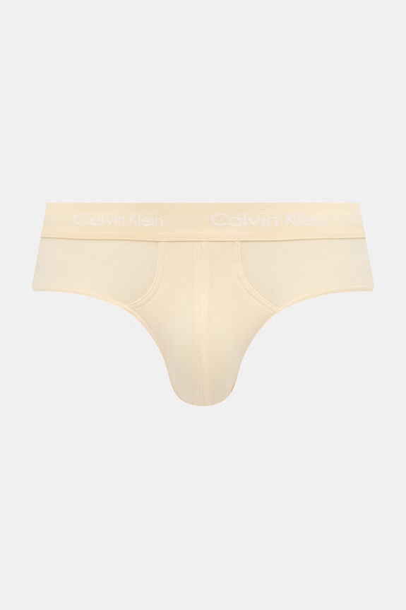 Calvin Klein Underwear slip hlačke moške iz bombaža z elastanom paket 3 kosov zelena 0000U2661G