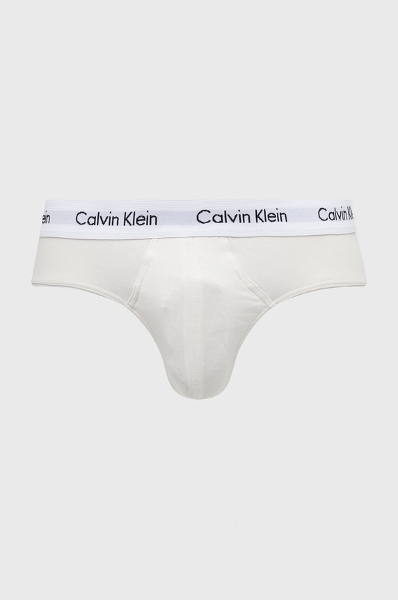 Calvin Klein Underwear slipy męskie bawełniane z elastanem 3-pack 0000U2661G granatowy AA00
