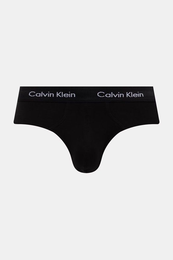 Calvin Klein Underwear slip hlačke moške iz bombaža z elastanom paket 3 kosov 0000U2661G modra AA00