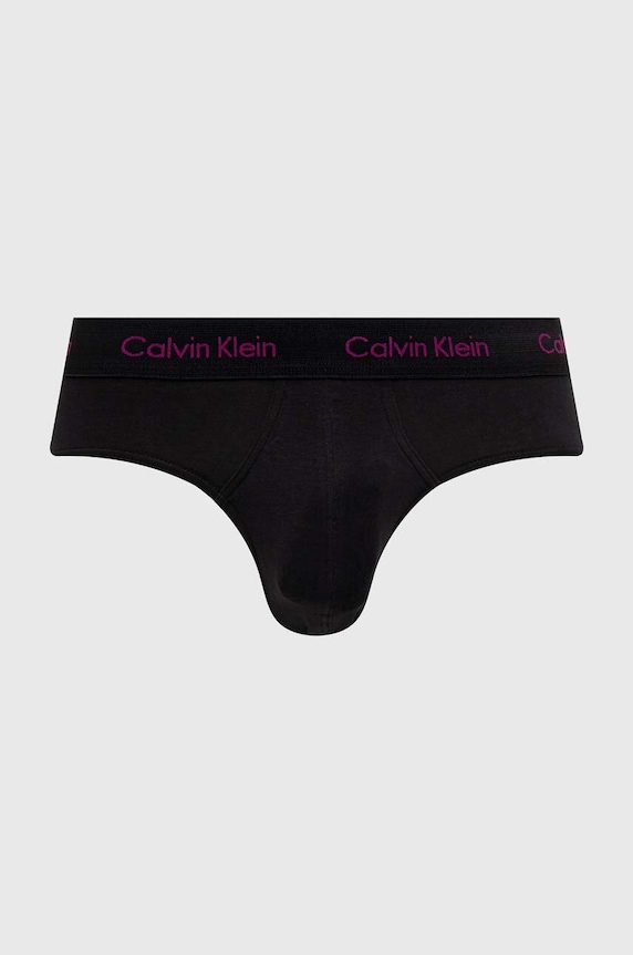 Calvin Klein Underwear slipy męskie bawełniane z elastanem 3-pack 0000U2661G czarny AA00