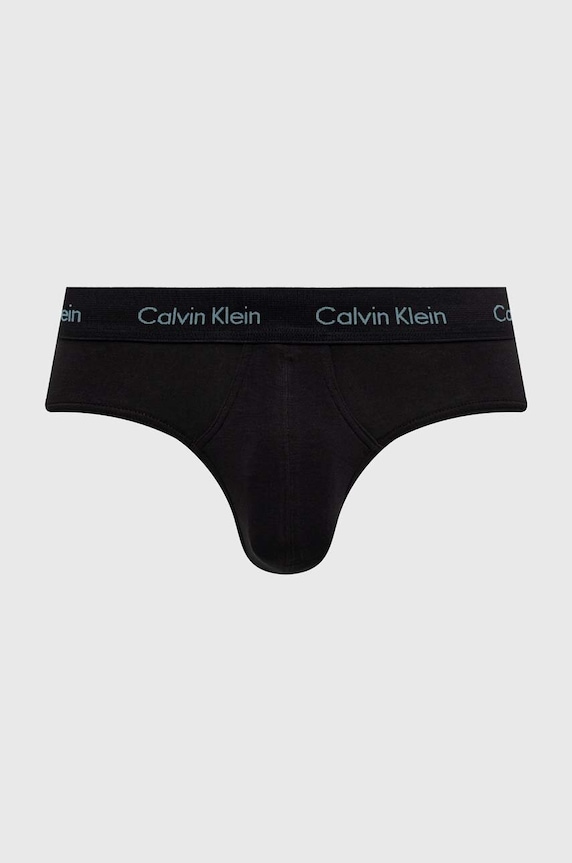 Calvin Klein Underwear slipy męskie bawełniane z elastanem 3-pack czarny 0000U2661G