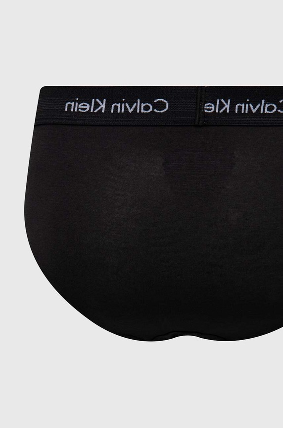 Odzież Calvin Klein Underwear slipy męskie bawełniane z elastanem 3-pack 0000U2661G czarny