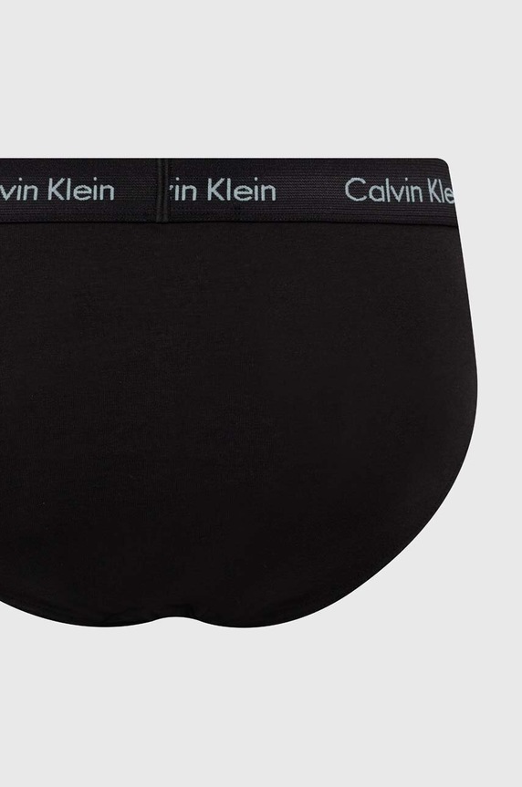 Calvin Klein Underwear slipy męskie bawełniane z elastanem 3-pack 0000U2661G czarny