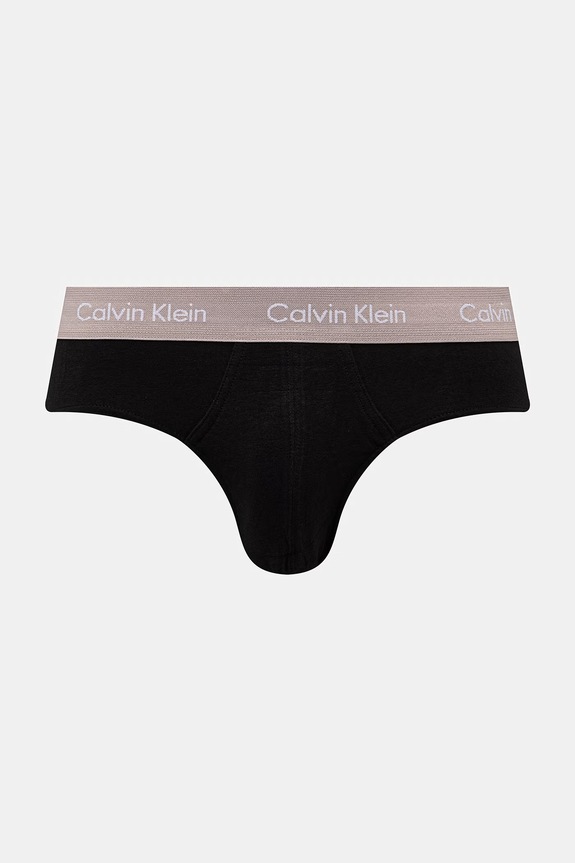 Calvin Klein Underwear slipy pánske bavlnené s elastanom 3-pak 0000U2661G čierna AA00