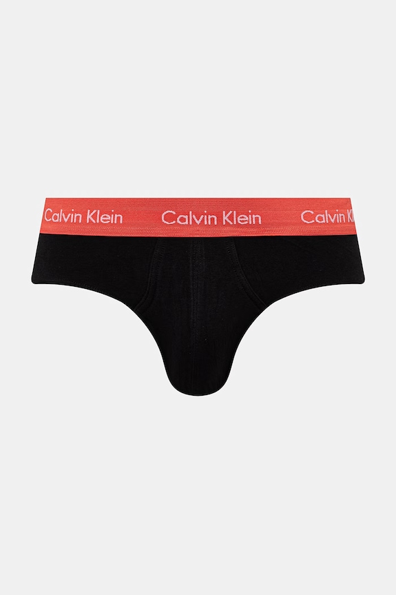Oblečenie Calvin Klein Underwear slipy pánske bavlnené s elastanom 3-pak 0000U2661G čierna