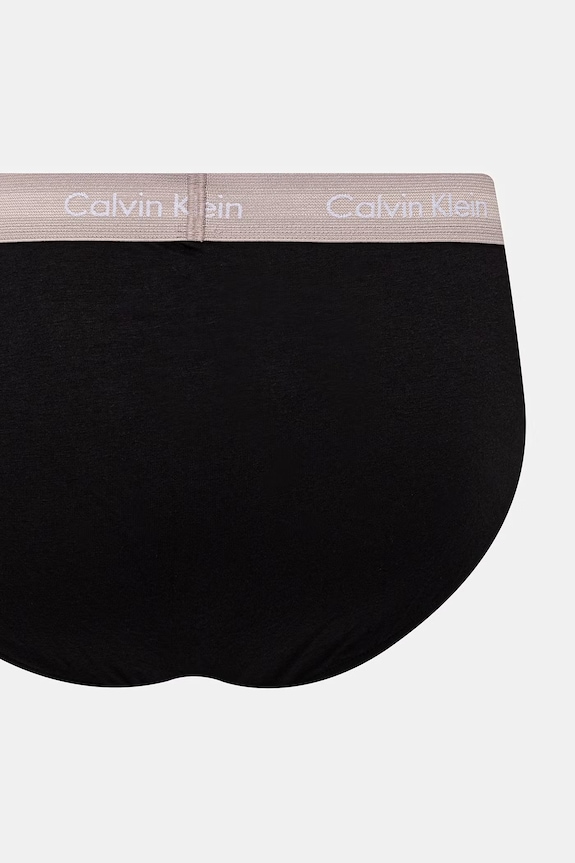 Calvin Klein Underwear slipy pánske bavlnené s elastanom 3-pak 0000U2661G čierna