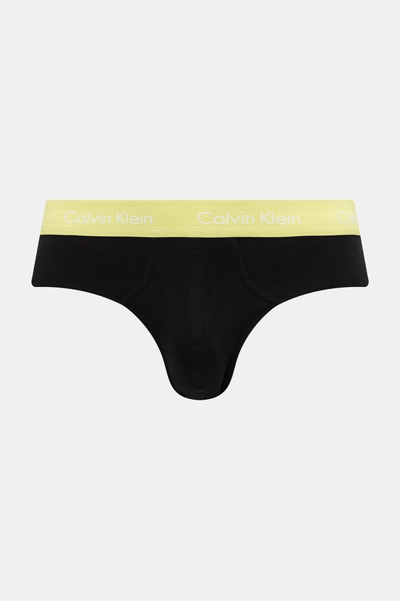Calvin Klein Underwear slip hlačke moške bombažne z elastanom 3-pack 0000U2661G črna AA00