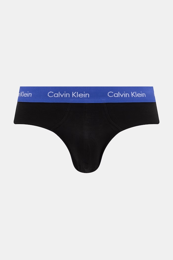 Oblačila Calvin Klein Underwear slip hlačke moške bombažne z elastanom 3-pack 0000U2661G črna