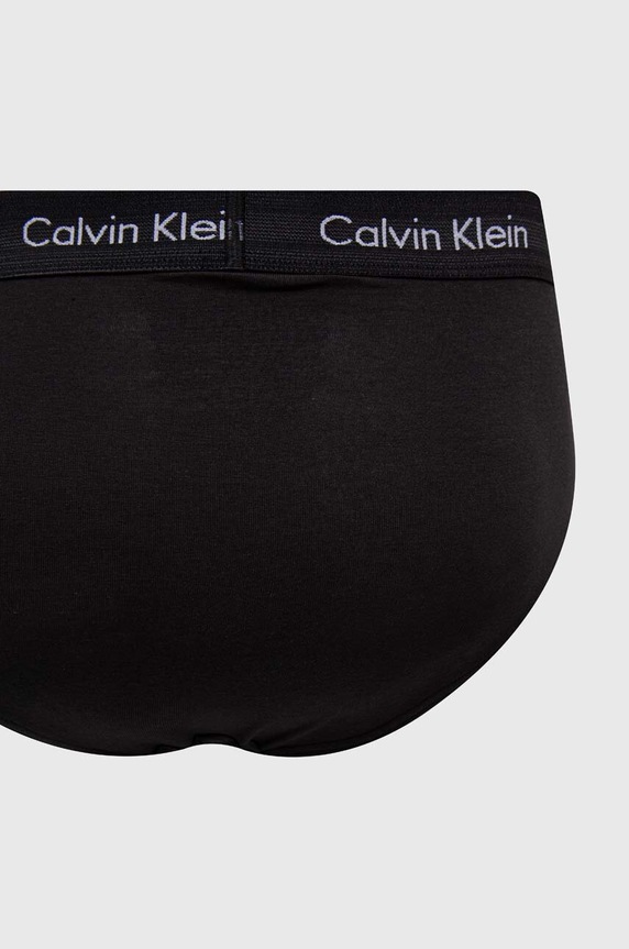 Calvin Klein Underwear slipy męskie bawełniane z elastanem 3-pack 0000U2661G czarny