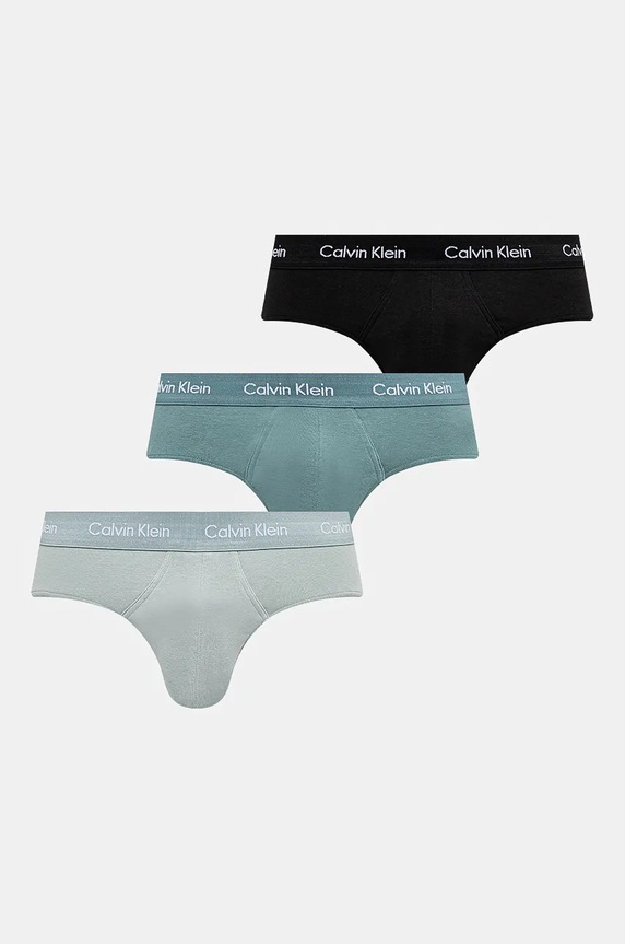 Calvin Klein Underwear slipy pánské bavlněné s elastanem 3-pack pletenina vícebarevná 0000U2661G