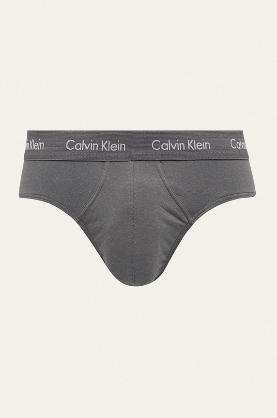 Calvin Klein Underwear slipy pánske bavlnené s elastanom 3-pak modrá 0000U2661G