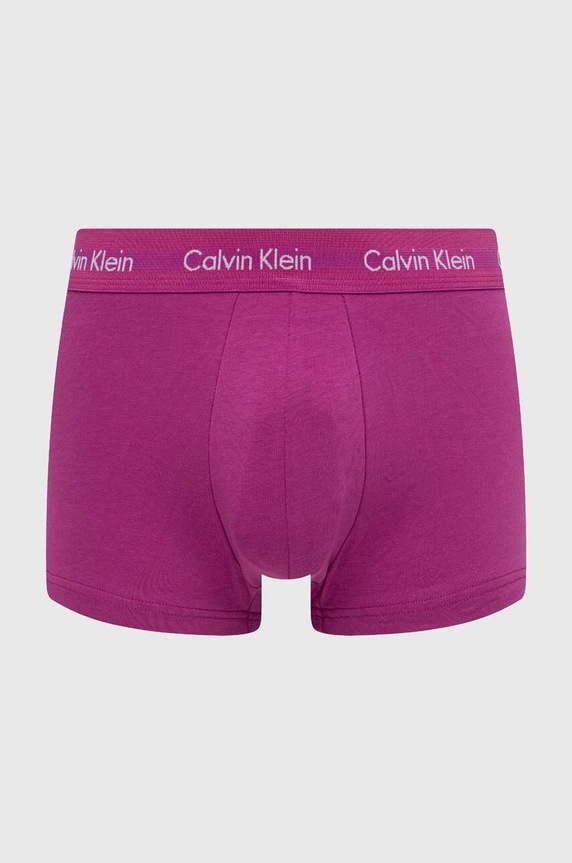 Calvin Klein Underwear bokserki męskie bawełniane z elastanem 3-pack 0000U2664G fioletowy AA00