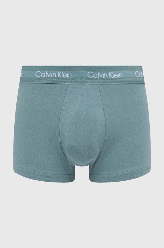 Odzież Calvin Klein Underwear bokserki męskie bawełniane z elastanem 3-pack 0000U2664G fioletowy