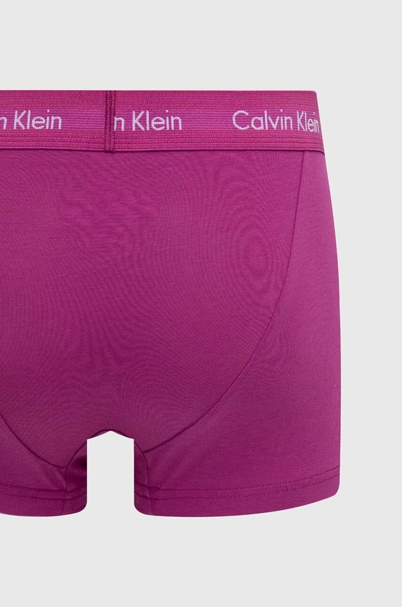 Calvin Klein Underwear bokserki męskie bawełniane z elastanem 3-pack 0000U2664G fioletowy