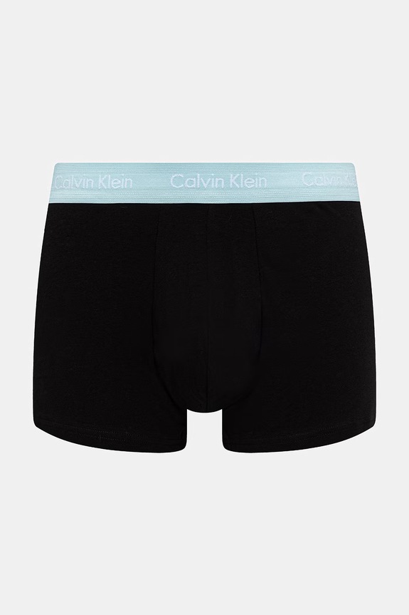 Calvin Klein Underwear boxerky pánske bavlnené s elastanom 3-pak 0000U2664G čierna AA00
