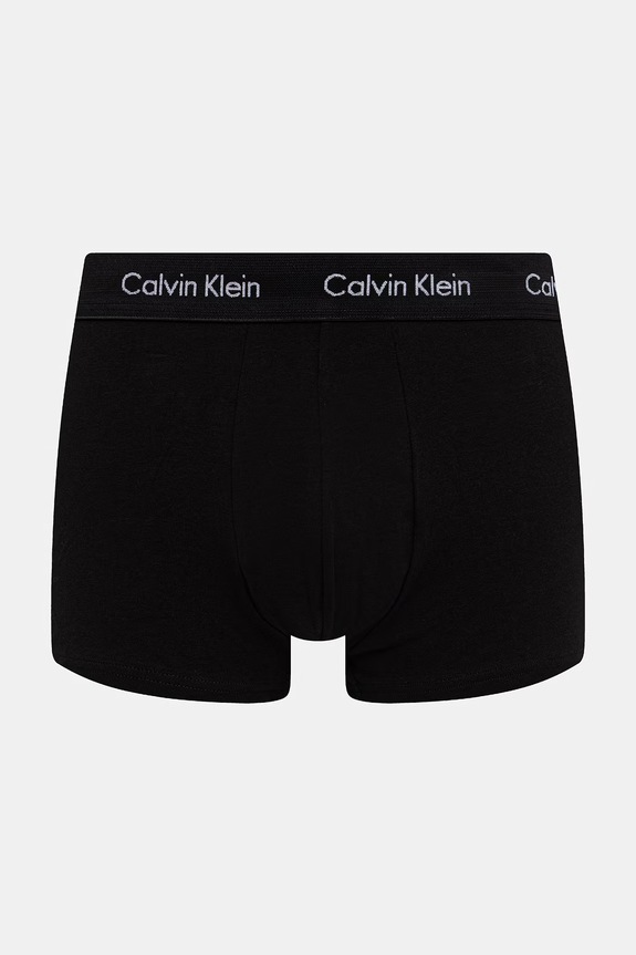 Calvin Klein Underwear boxerky pánske bavlnené s elastanom 3-pak čierna 0000U2664G