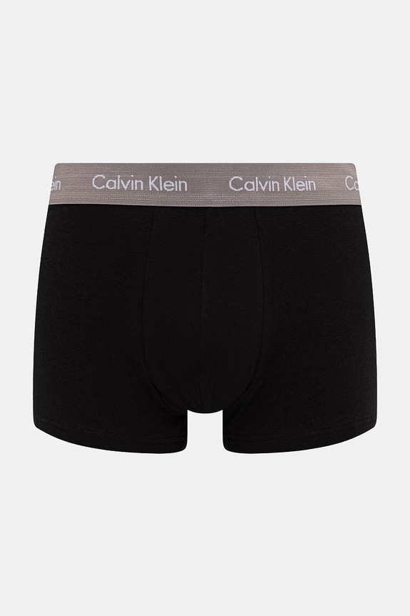 Calvin Klein Underwear Boxerky pánske bavlnené s elastanom 3-pack 0000U2664G čierna AA00
