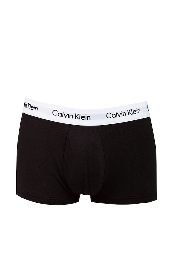 Calvin Klein Underwear bokserki męskie bawełniane z elastanem 3-pack bokserki dopasowane czarny 0000U2664G