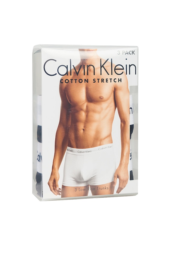 Odzież Calvin Klein Underwear bokserki męskie bawełniane z elastanem 3-pack 0000U2664G czarny
