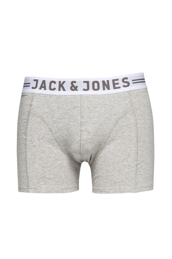 Jack & Jones - Bokserki Sense Trunks Noos bokserki dopasowane szary 12075392