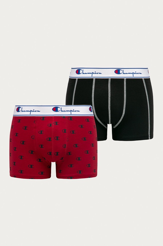 Champion - Μποξεράκια (2 pack) εμπριμέ κόκκινο Y081W