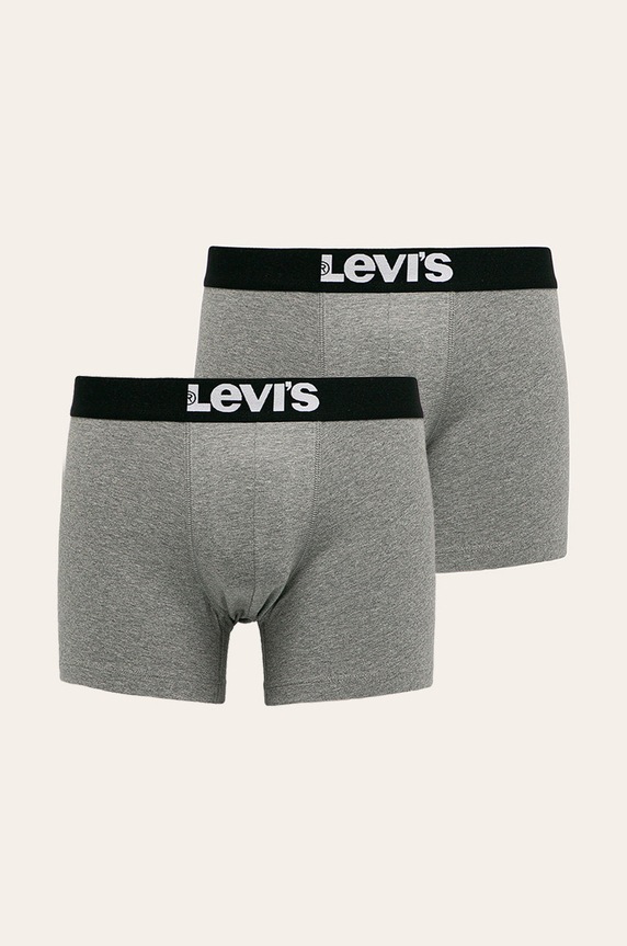 Levi's - Bokserki (2 pack) dzianina szary 37149.0188