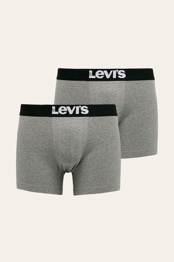 Levi's - Bokserki (2 pack) dzianina szary 37149.0188