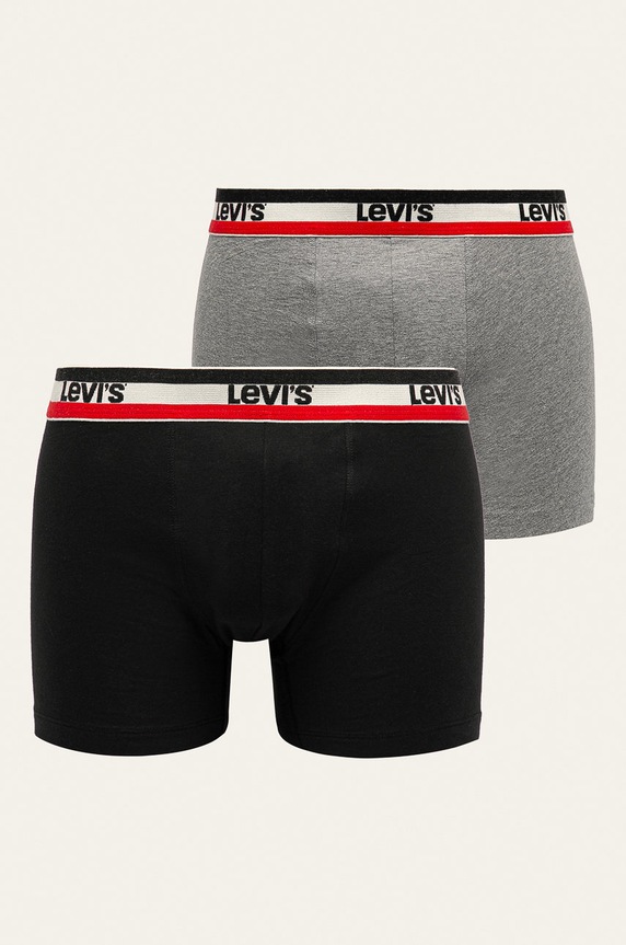 Levi's boxeri (2-pack) boxeri negru 37149.0202