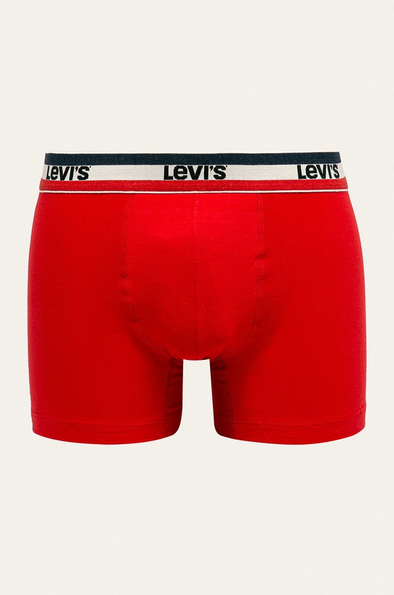 Odzież Levi's - Bokserki (2-pack) 37149.0205 czerwony