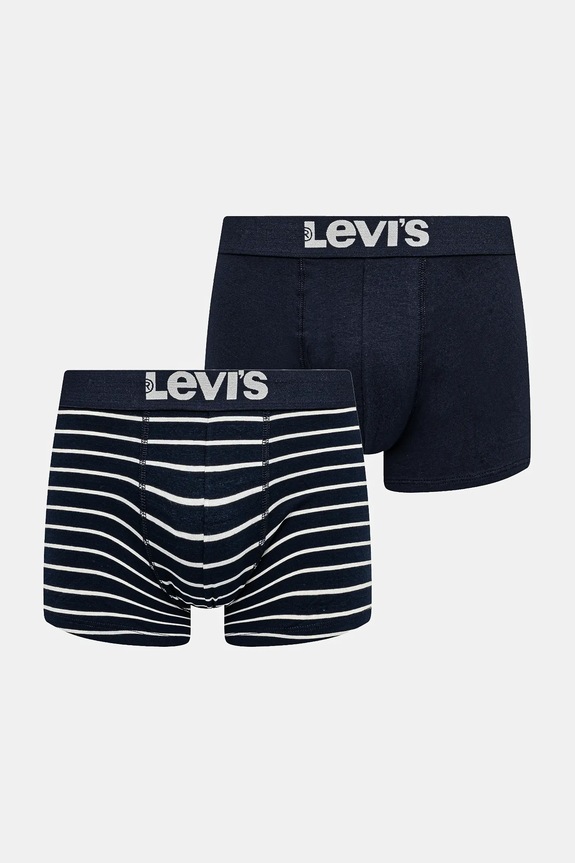 Levi's - Bokserki (2-pack) wzorzyste granatowy 37149.0209