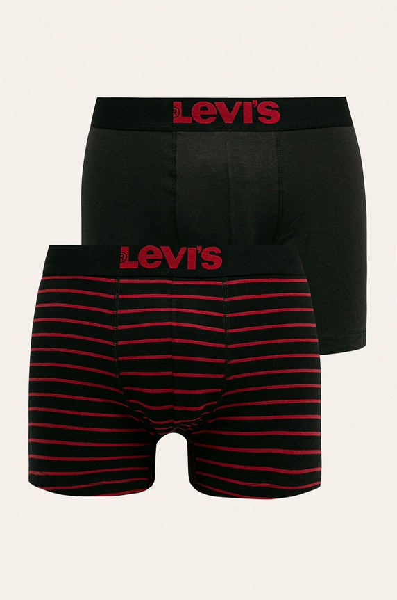 Levi's - Bokserki (2 pack) dzianina czarny 37149.0211