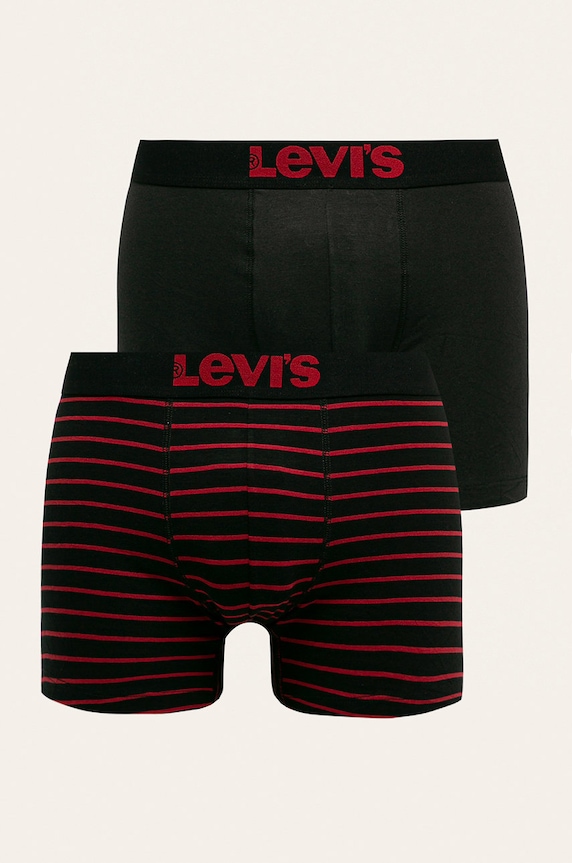 Levi's - Bokserki (2 pack) dzianina czarny 37149.0211