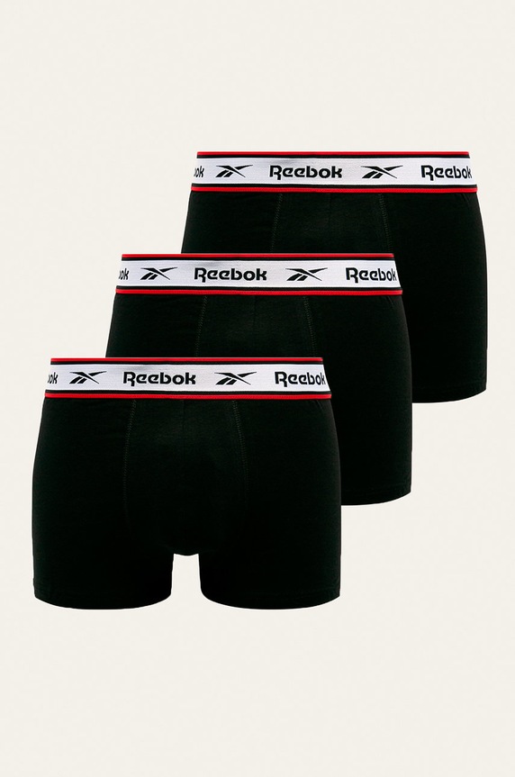 Reebok - Bokserki (3-pack) U5.C8265 dzianina czarny U5.C8265