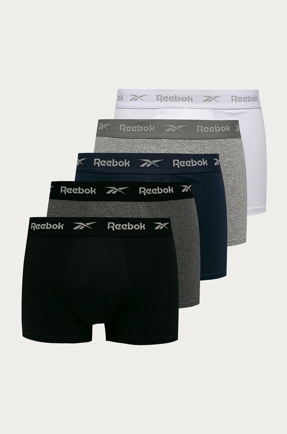 Reebok - Bokserki (5-pack) U5.C8285 dzianina czarny U5.C8285