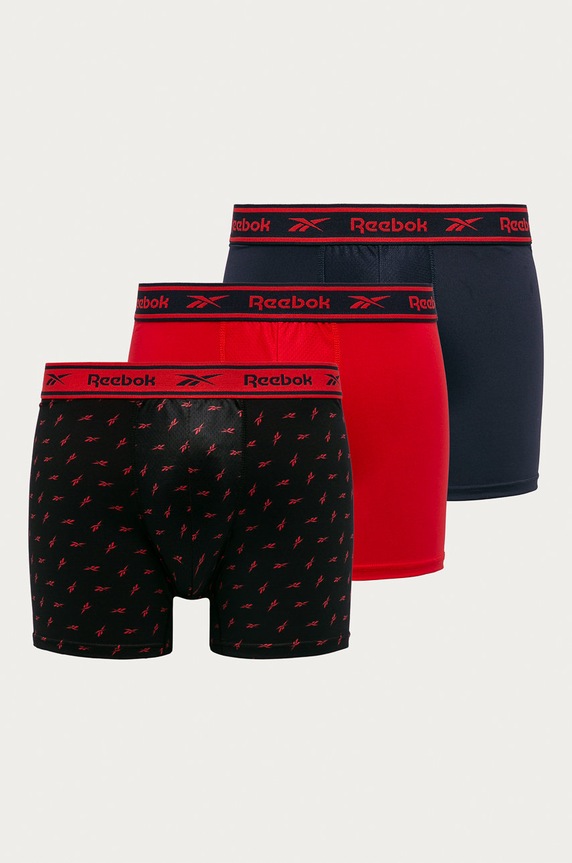 Reebok - Bokserki (3-PACK) U5.F8281 czerwony U5.F8281