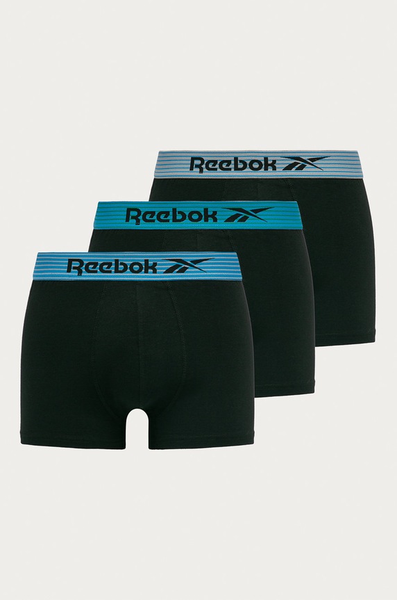 Reebok - Boxerky (3-pak) U5.F8287 pletenina čierna U5.F8287