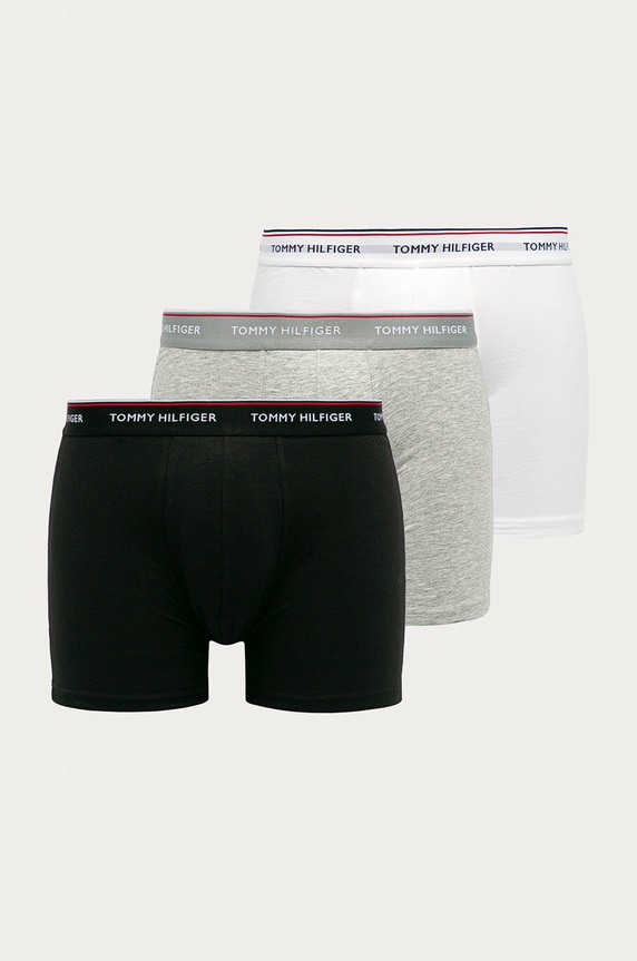 Tommy Hilfiger - Bokserki (3-pack) dzianina szary UM0UM00010.NOS