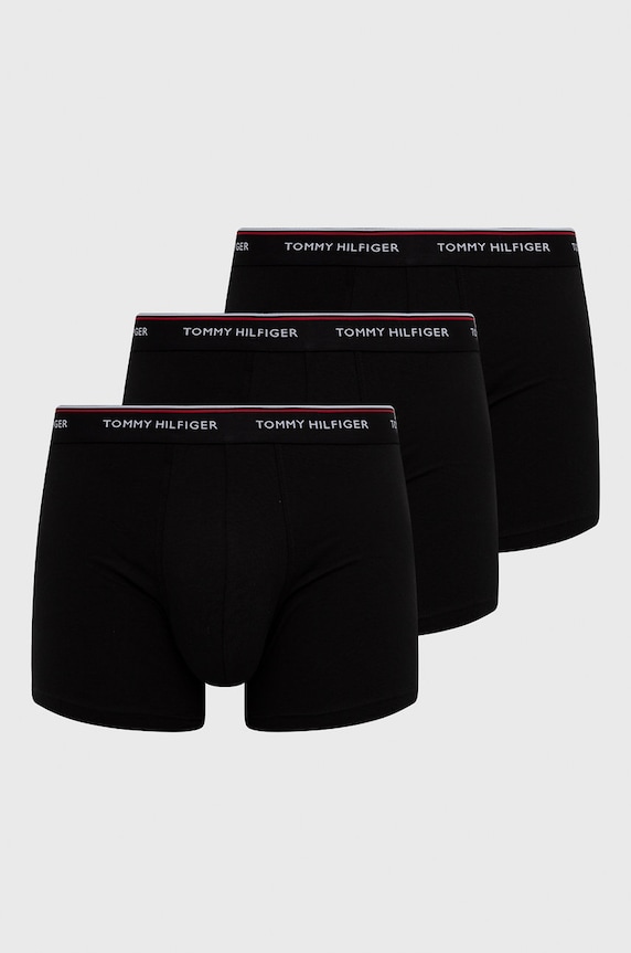 Tommy Hilfiger - Bokserki (3-pack) dzianina czarny UM0UM00010.NOS