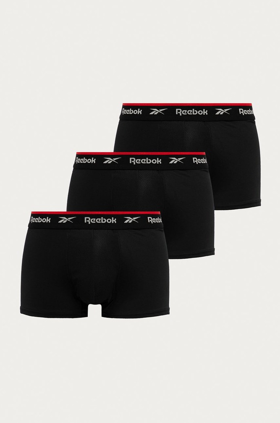 Reebok - Boxerky (3-pak) C8260 pletenina čierna C8260