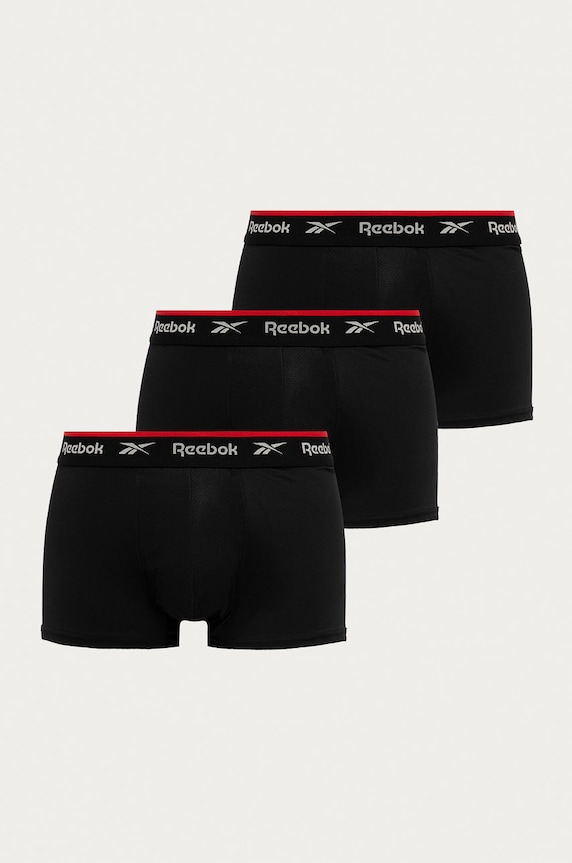 Reebok - Boxerky (3-pak) C8260 pletenina čierna C8260