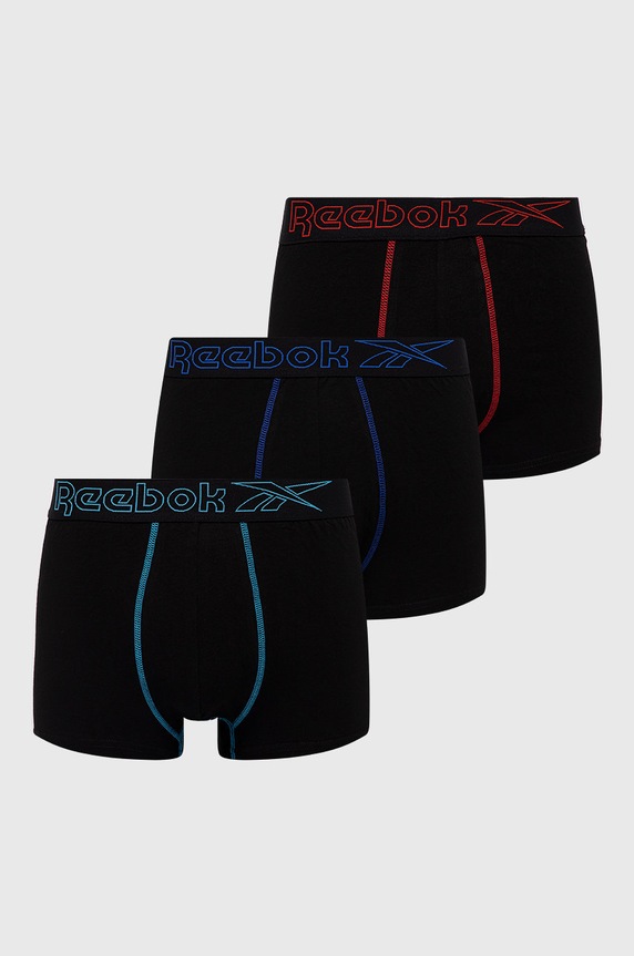 Reebok Bokserki (3-pack) F8319 dzianina czarny F8319