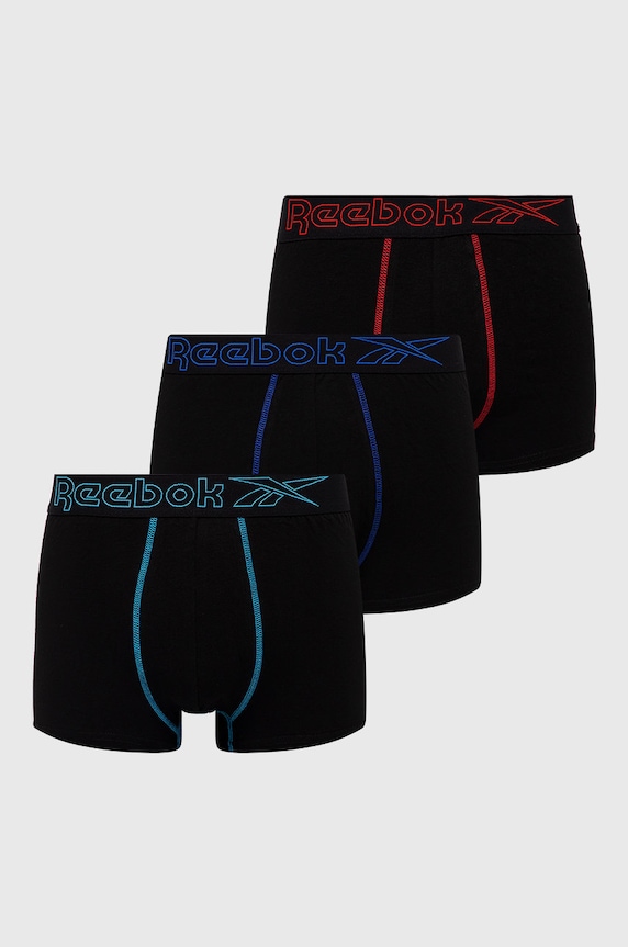 Reebok Bokserki (3-pack) F8319 dzianina czarny F8319