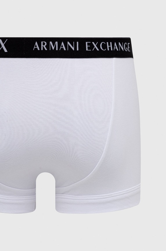 Boxerky Armani Exchange (2-pak) 956001.CC282 bílá AA00