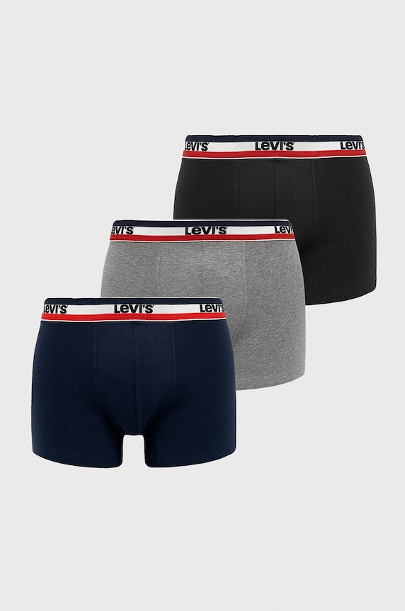 Levi's Bokserki (3-pack) dzianina czarny 37149.0544