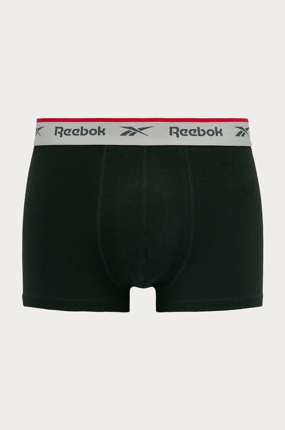 Reebok - Μποξεράκια (3-pack) εφαρμοστό σορτς μπόξερ μαύρο U5.C8266