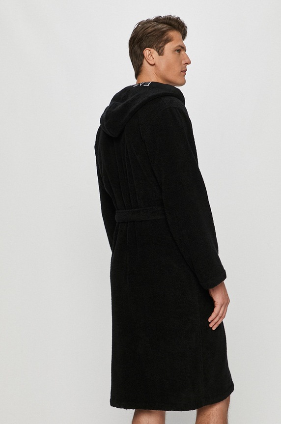 EA7 Emporio Armani - Szlafrok 904018.CC791 904018.CC791 czarny AA00